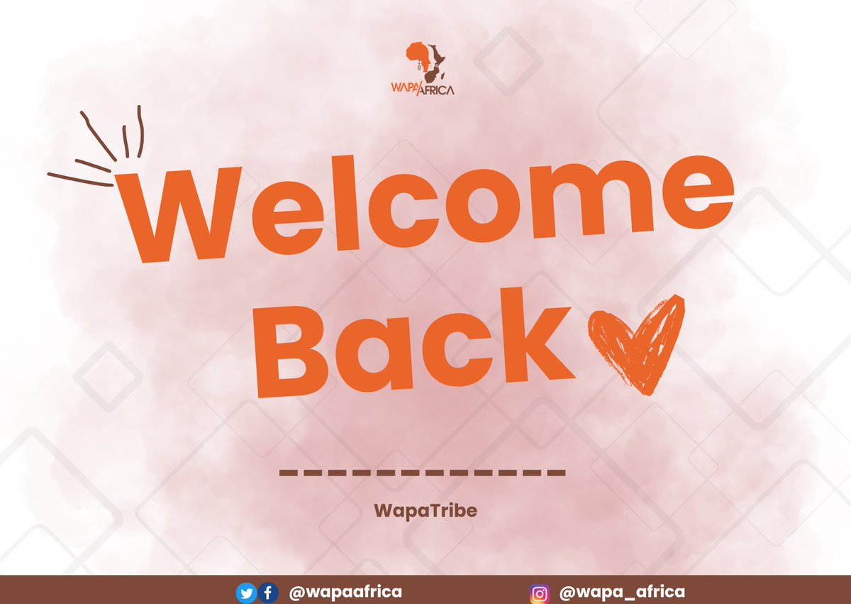 WapaAfrica's tweet photo. Dear #WapaTribe,
 
We went quiet for a bit &amp; you thought we were gone. 

Nope. Not at all! 🙂

We are back to keep sharing the gists nobody wants to say out loud, because everyone needs to hear.

Real talk for adolescents &amp; young people across Africa.

#Lifeplanning #SRHR #Africa https://t.co/ZQAtR1oBr6