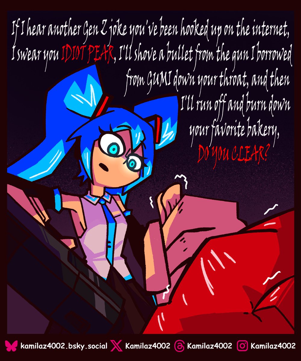Kamilaz4002's tweet photo. Teto word of the day...

#vocaloidfanart #funnycomic #HatsuneMiku #KasaneTeto #vocaloidmeme #vocaloid https://t.co/WosWVrHkdC