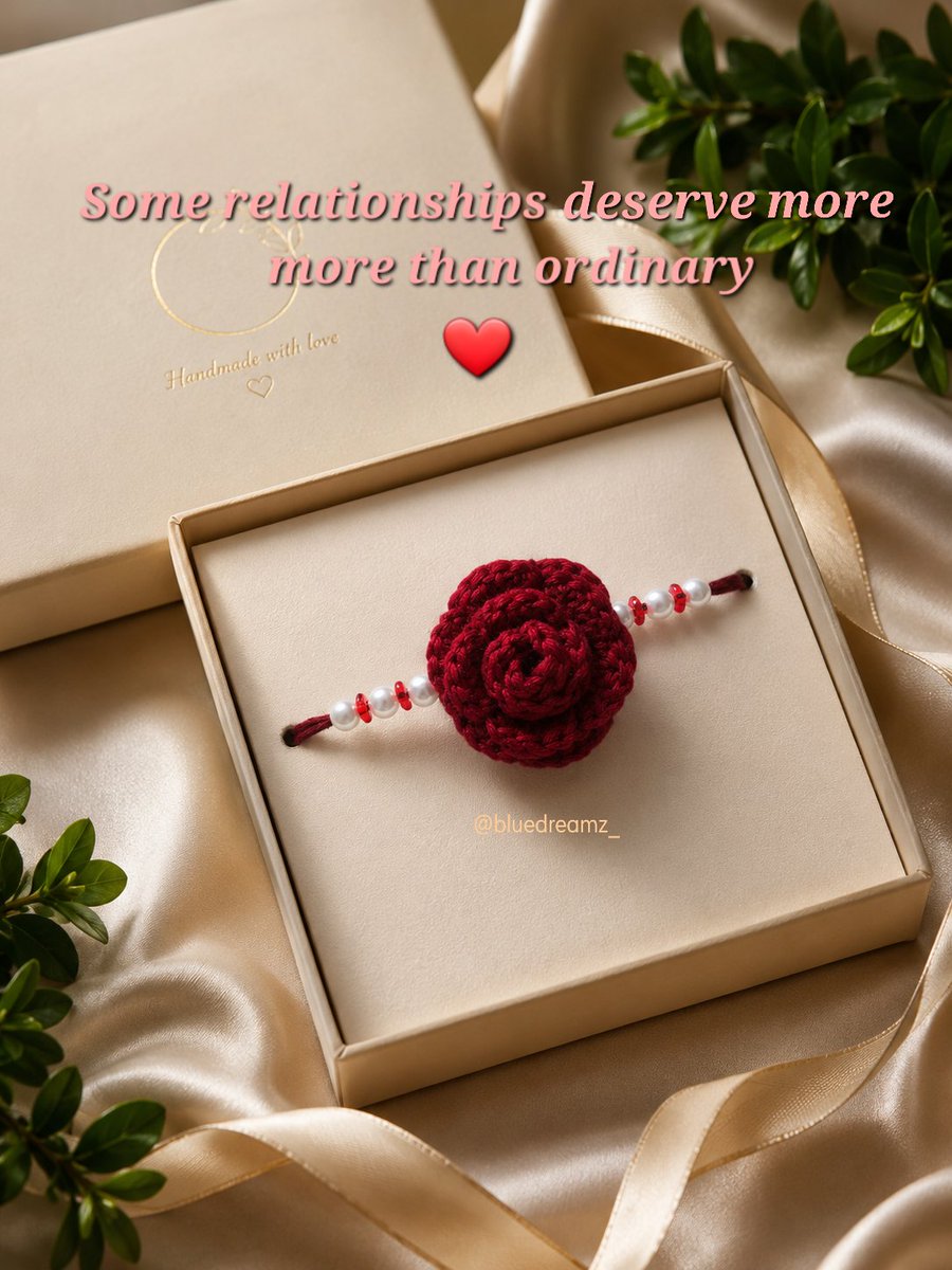 BlueDreamz18's tweet photo. This Raksha Bandhan, celebrate your sibling with a handmade Rakhi that's crafted stitch by stitch with love and care.

A small gesture today, a beautiful keepsake for years to come.

🧵 Handmade with love
💙 Made to be treasured

Order via ig: 👇🏻 
https://t.co/9ZOm015VmQ https://t.co/sq8VdTypf8
