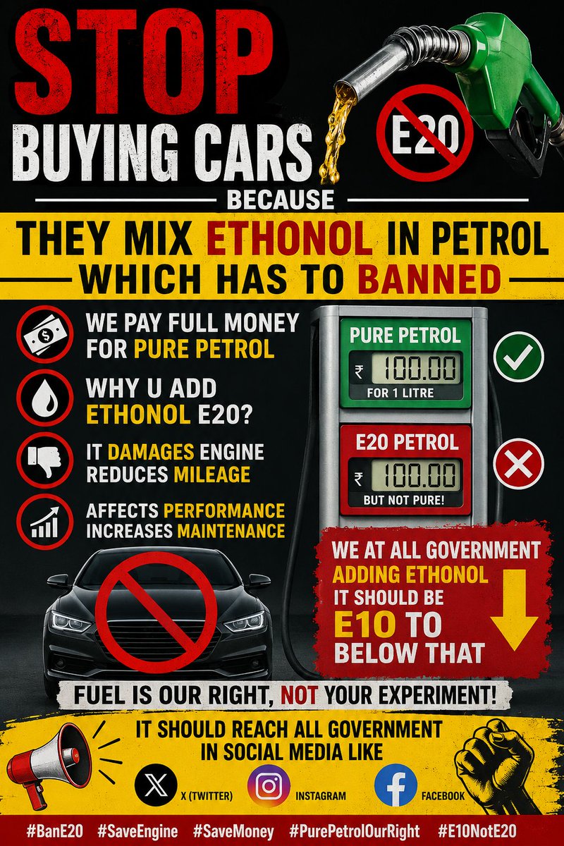 shitalkhatri's tweet photo. @E20__Party Sab Log Stop Buying CARS 
Sab Companies ghutnon per a Jayegi
Aur sab companies pressure Dalenge government per aur unko bhi Jhukana Padega. This Fuckin Government Thinks Customers Ko Chutye Bana Denge
Nitin Ji U Better Resign From Ur Minister Post With Dignity https://t.co/pZD5gBCdgH