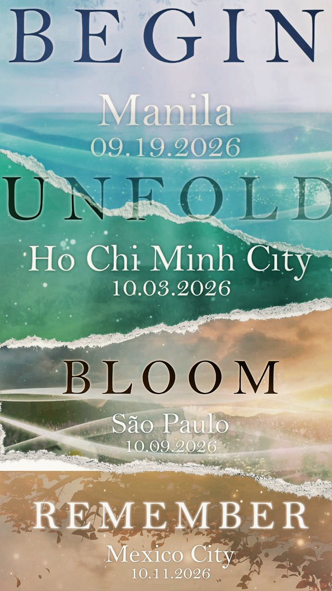 _luv2211's tweet photo. The Magical Moment with Lookmhee and Sonya will BEGIN🇵🇭-UNFOLD🇻🇳-BLOOM🇧🇷 and REMEMBER🇲🇽✨💖

SAVE the DATE BESTIES! Let's make this EVERAFTER TOUR the most memorable one❤️

SEE YOU!🤭🥰

#LMSY #ลูกหมีซอนญ่า https://t.co/1NDUyZtjtg