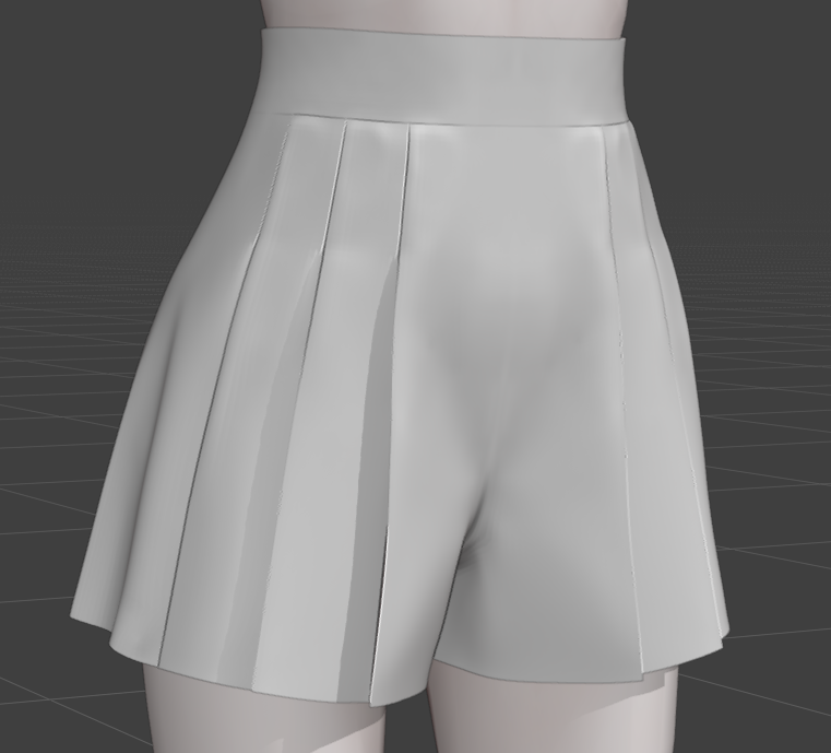 sami_vrc's tweet photo. Marvelous designerのアプデでプリーツかんたんにつくれるようになってうれちい https://t.co/EwKLhQJ7xN