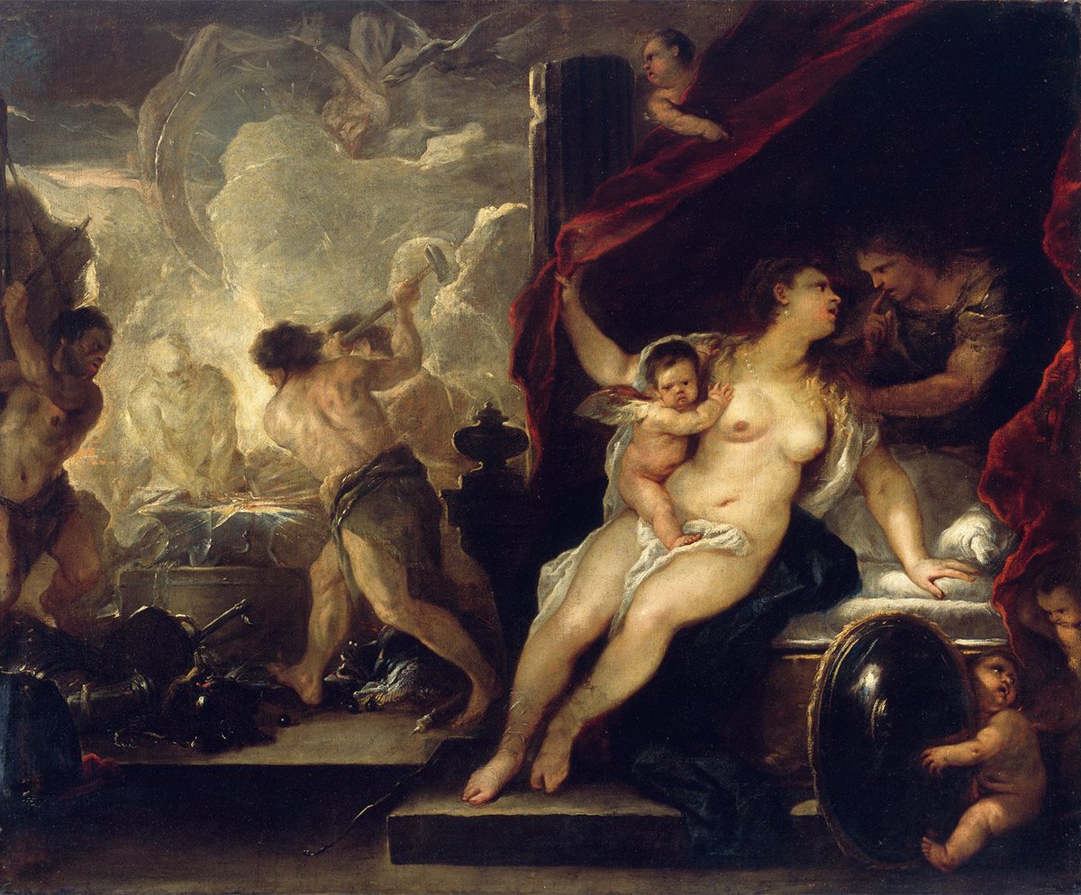 NGIreland's tweet photo. Bígí linn le haghaidh caint saor in aisce inniu, ag féachaint ar Venus, Mars and the Forge of Vulcan, le Luca Giordano. Fáilte riamh cách.

Join us for a free talk today about Luca Giordano's Venus, Mars and the Forge of Vulcan. All welcome.  

📍Seomra 42 / Room 42 
⏲️ 13.15 https://t.co/1wSnPvV9UR