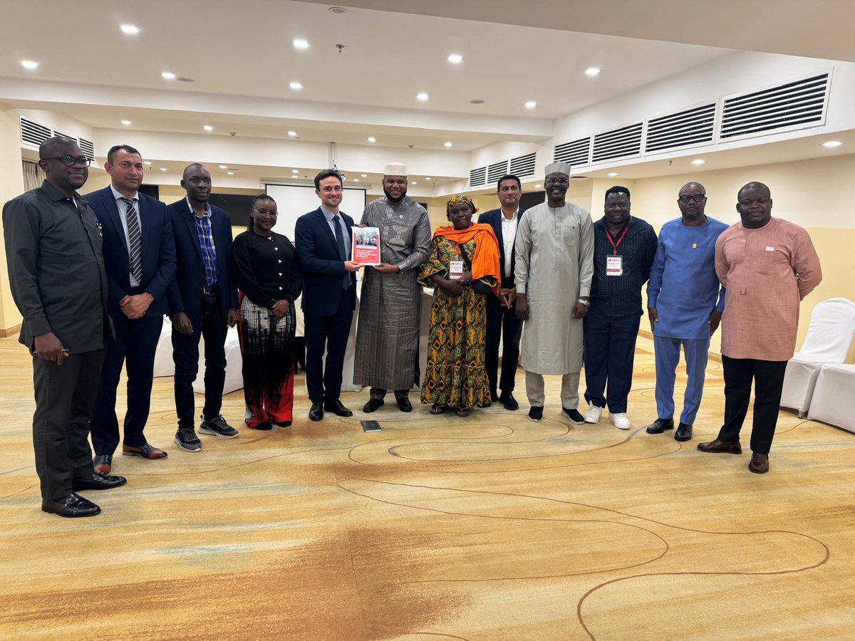 AfEONet's tweet photo. .@AfEONet and @EPDeu engaged with the @AU_ECOSOCC on strengthening collaboration to advance electoral integrity and citizen participation across Africa.

Key priorities include advocating for transparent accreditation of citizen election observers, protecting civic space.... https://t.co/nTvgGWGZ6c