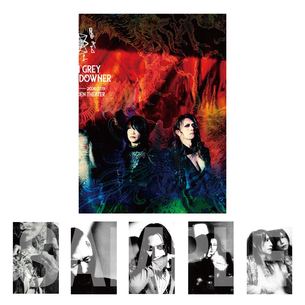 DIRENGREY_JP's tweet photo. 【グッズ情報】

◤￣￣￣￣￣￣￣￣￣￣￣￣￣￣￣￣￣
　DIR EN GREY MORTAL DOWNER
　OFFICIAL GOODS事後通販情報
 ＿＿＿＿＿＿＿＿＿＿＿＿＿＿＿＿＿◢

本日7月28日(火)20:00より、会場受取キャンセル分を含む“MORTAL DOWNER” OFFICIAL GOODSの数量限定販売開始！
いずれも先着販売となります。ご希望の方はお早めにお買い求めください。

⋱通販初登場⋰
■ 謎解きクリアファイル (Created by よだかのレコード) [DAY1] [DAY2]
■ ステッカーセット [DAY1] [DAY2]

⋱おすすめ⋰
■ パンフレット

⋱｢a knot｣会員対象 若干数販売⋰
■  アクリルスタンドセット

【販売URL】
https://t.co/967EzsBP8E

#DIRENGREY #MORTALDOWNER