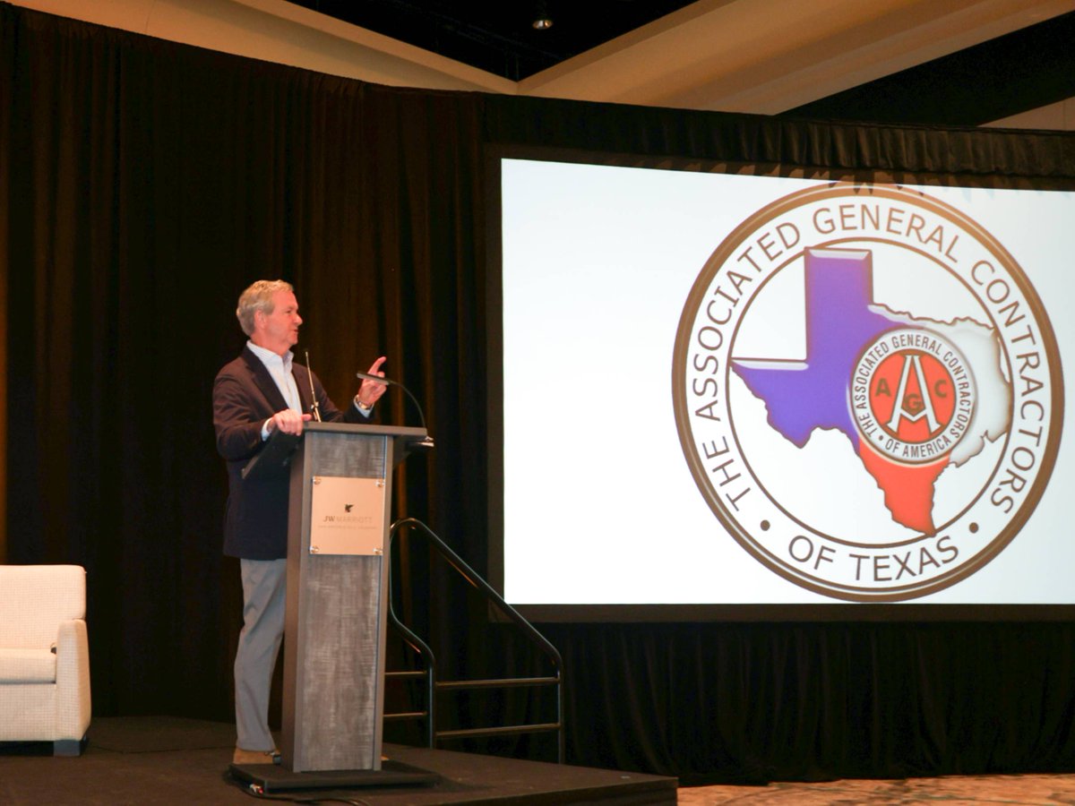 TXsecofstate's tweet photo. Secretary of State Robert Howden spoke with the Texas chapter of the Association of General Contractors about building a stronger state to meet our growing needs. 👷🛠️ @AGCofTexas https://t.co/Iy5Qqrj5XT