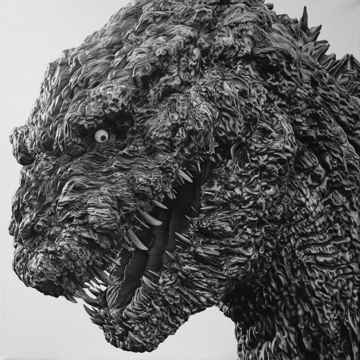 raiden_yui's tweet photo. 日本中に衝撃を与えた『シン・ゴジラ』 
公開10周年を記念して鉛筆で描きました ✎
映画を観た時の興奮を思い出してもらえたら嬉しいです。

#シン・ゴジラ10周年
#シン・ゴジラ
#Godzilla
#ゴジラ https://t.co/LnrVK2xfKL