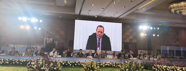 HenryLopezJi20's tweet photo. .@CubacooperaMzb  destaca la intervención del ministro de Salud Pública de Cuba,   en la XVI Reunión Ministerial de Salud de los BRICS. Reafirma su compromiso con la cooperación internacional, la salud universal, la innovación científica y sistemas sanitarios resilientes. https://t.co/ipwSLNN3m7