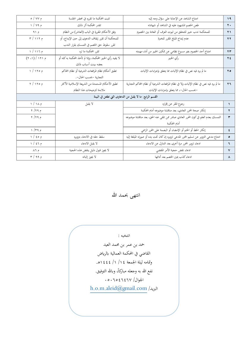 nebras1alhaq's tweet photo. لكل من يستشكل عليه فهم نظام الاثبات، هذا ملخص مهم للمحامين وطلاب القانون، يلخص نظام الإثبات بشكل مبسط وواضح https://t.co/Iw5u3Sw0Hs