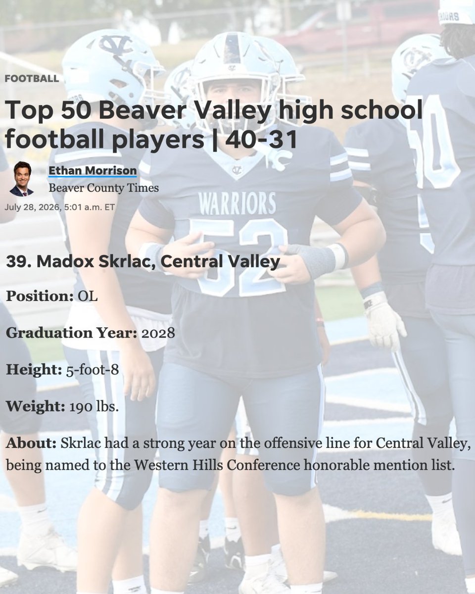 Central Valley Quarterback Club-Warriors Football tweet media