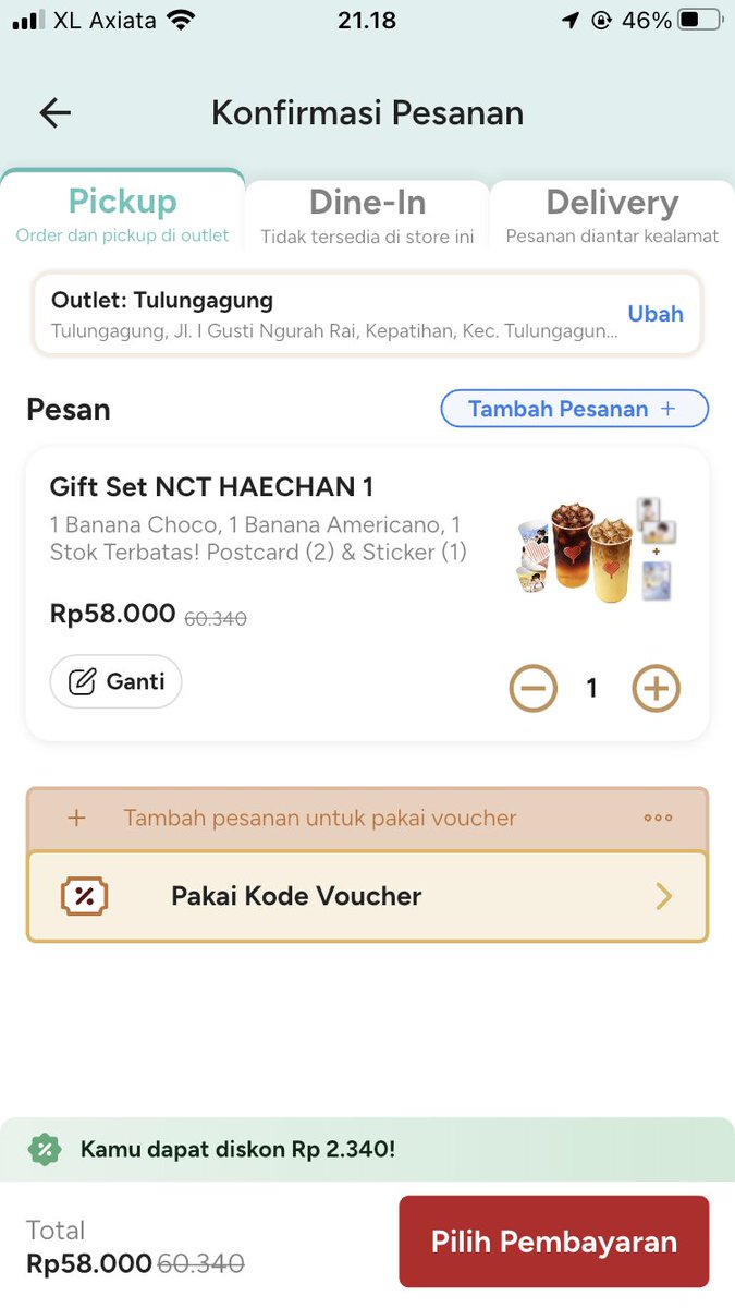 bbymatchaaa_'s tweet photo. @markyourhaert @Kopikenangan_ID Soalnya menu bundlingnya punyaku uda muncul malem ini, misal aku beli besok sebelum jam 10 apa bisa yaa? Takut kehabisan😭😭 https://t.co/yTzKUQHlQq