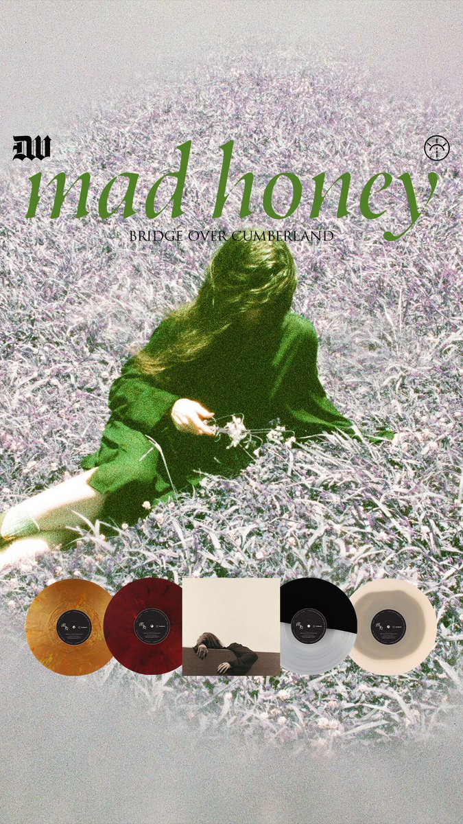 deathwishinc's tweet photo. Mad Honey "Bridge Over Cumberland" out now
Music &amp; Merch: https://t.co/QOBwTSbgnZ

"Bridge Over Cumberland" explores the fleeting nature of connection and what remains when it ends, marking Mad Honey’s most complete work to date. https://t.co/rp6LkS1tEl