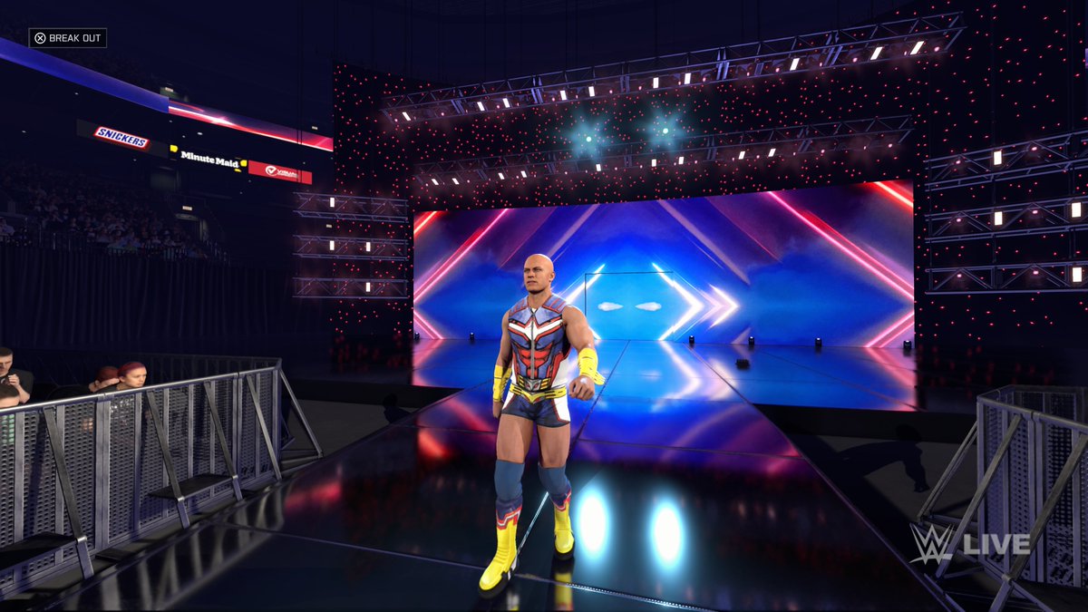 deanoh1990's tweet photo. Attire for @3BWOODS based on All Might from My Hero Academia.
Straps down option, entrance with sleeveless jacket and a singlet
Some in game pics, and a few more in the thread
#WWE2K #attire #CAW #Cawmmunity #CustomCAW #WWE2k25 #wwe2k26 #HCM #DEZZA90 https://t.co/EMp56UOZfx