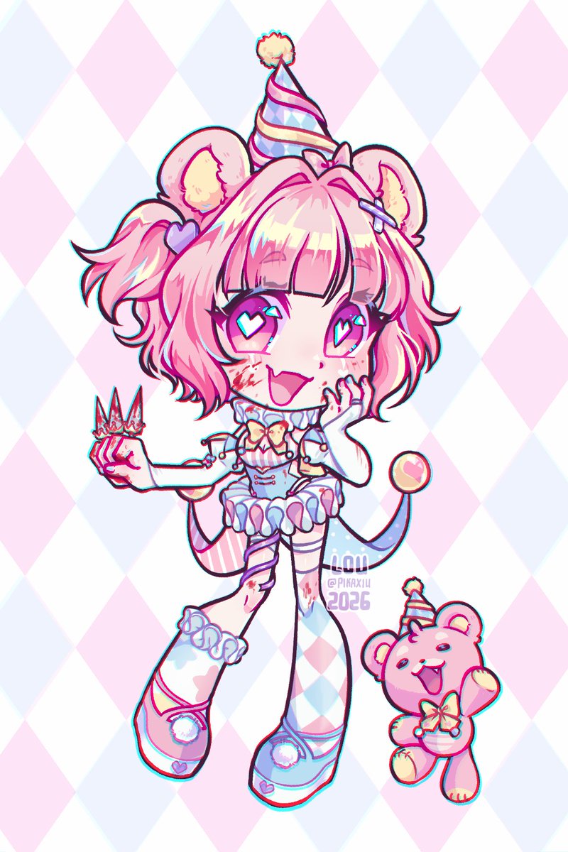 pantsuwu's tweet photo. I’m your favorite silly lil guy.. right? 🧸🎪💕 https://t.co/jHkE5HZcUW