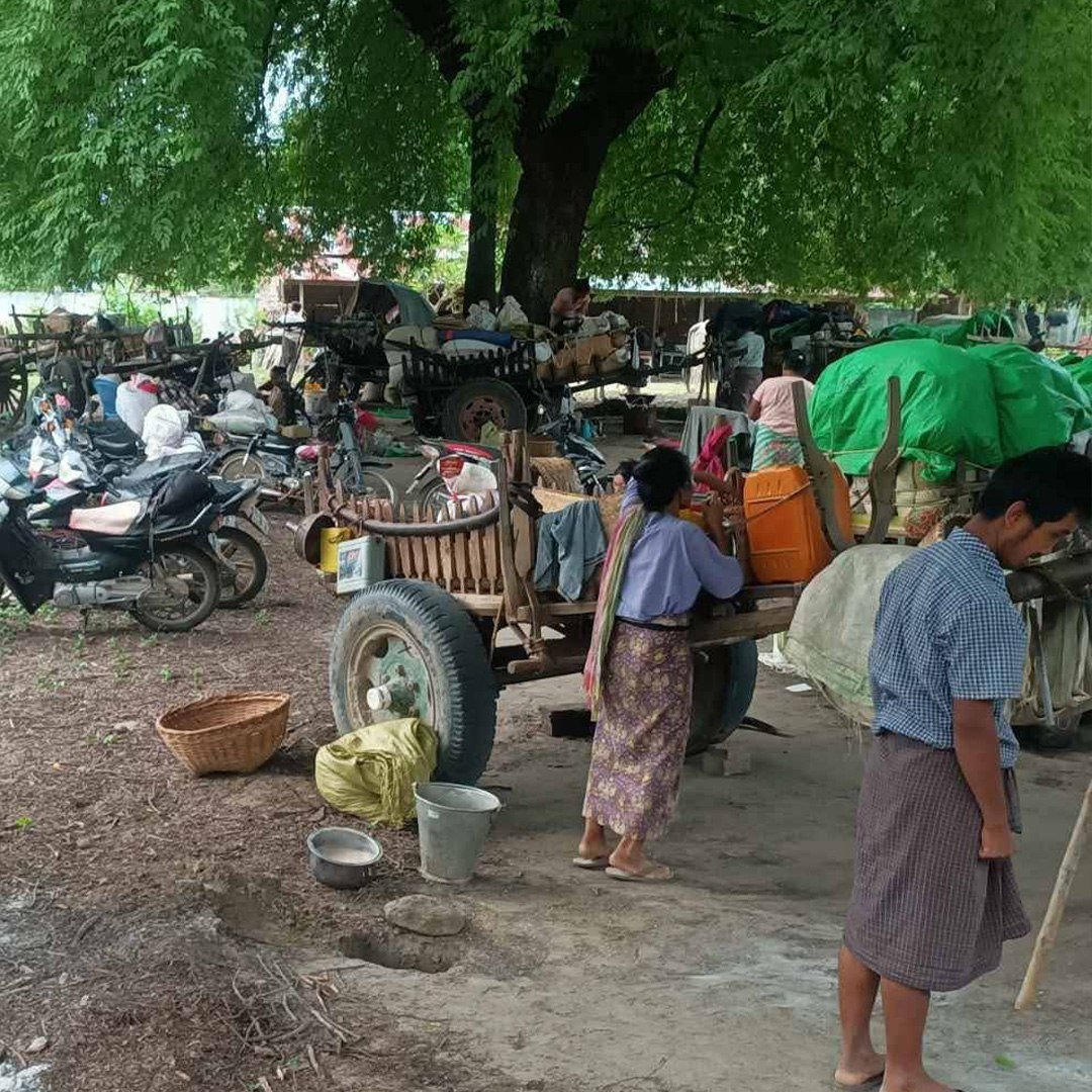 zawmoethant71's tweet photo. The military council's column reached in #Myaine Twsp, #Magway, was stranded at #Thinma & #JokKone Vlgs &could not continue,used #Y12, #MI35 & fighter jets & bombed nearly 60 times to nearby areas &villages on yest people were also injured.
https://t.co/pGY0t19Ca9
#2026Jul28Coup https://t.co/vRvIppScBV