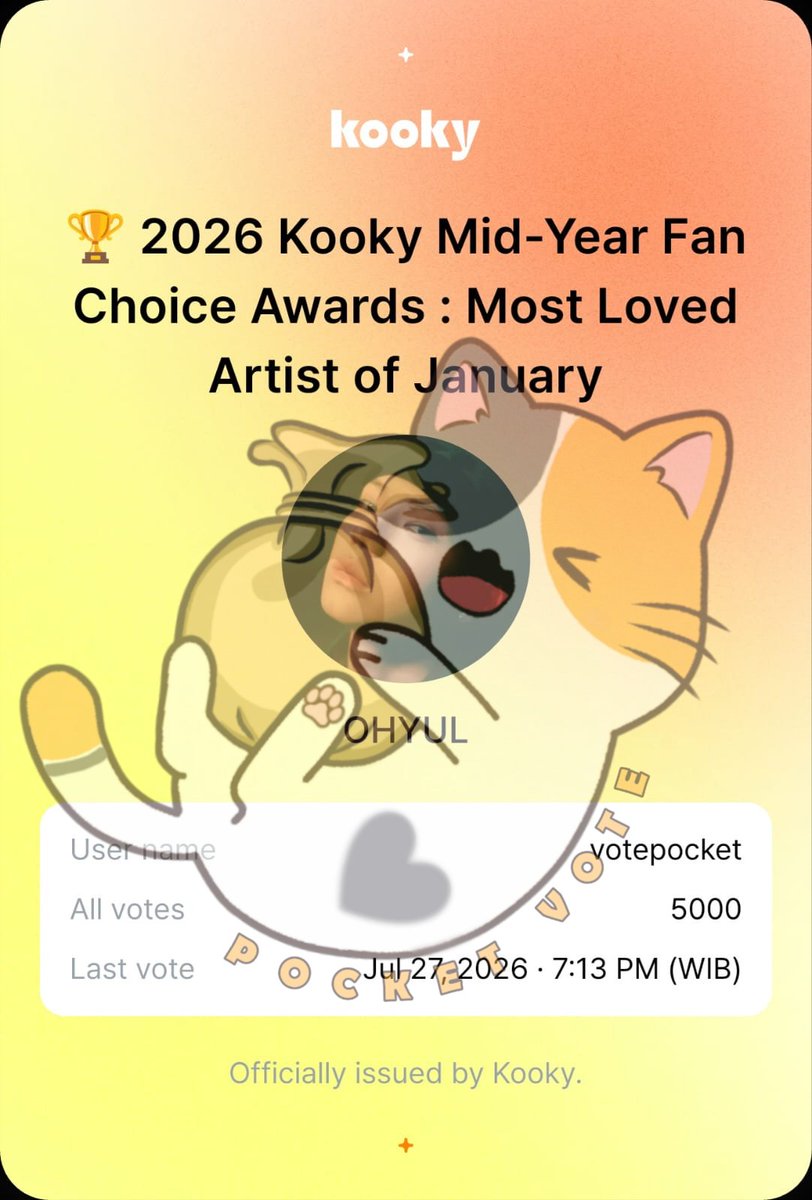 Pocket Vote | Selling KPOP Votes tweet media