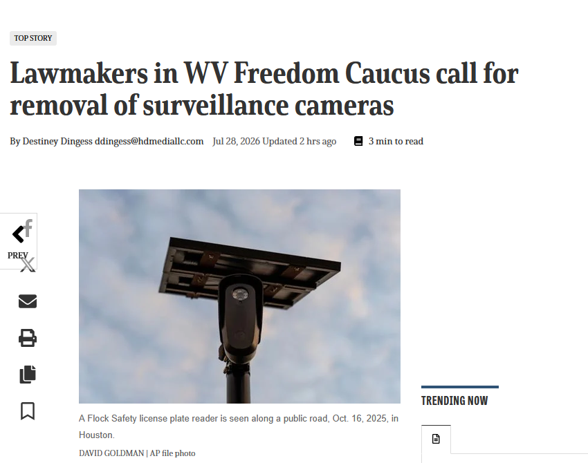 therealDeFlock's tweet photo. Hey, we've got a crazy idea.

Work together.

Your voters will thank you.

#Flock #DeFlock #Axon #Surveillance #AxonAxoff https://t.co/agS5NYgUJJ