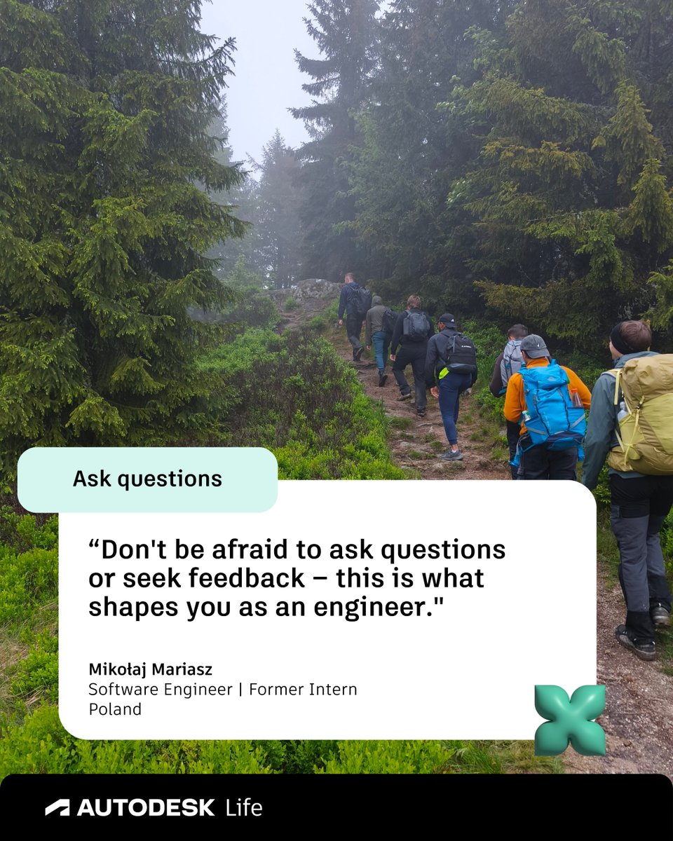 AutodeskLife's tweet photo. Advice from Autodesk Interns continued 🌟 https://t.co/OA1uovgvbR