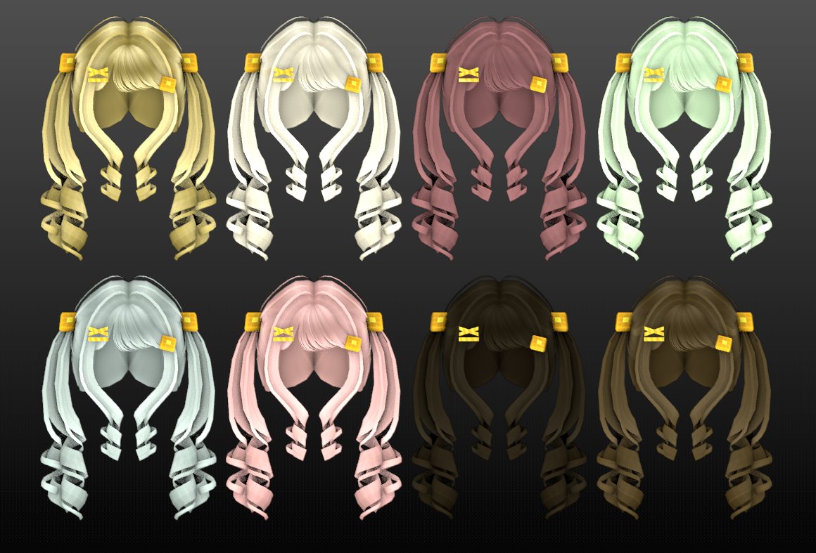 itznevn's tweet photo. @WaffleTradesYT will be dropping 8 different types of hair styles on August 2nd. They will be for 2k channel points. Expect more info in the next upcoming days!! https://t.co/hd9ABY2KHN