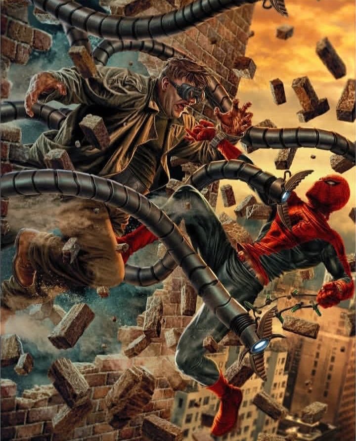 spidermancoress's tweet photo. 🕸️ Spider-Man Vs. Octopus

#SpiderMan https://t.co/GLltr47APz