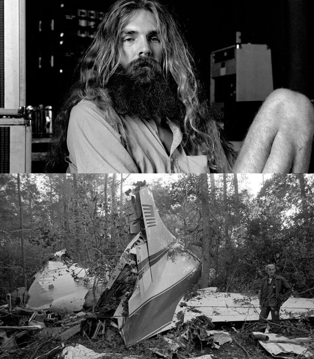MorbidKnowledge's tweet photo. After surviving the 1977 Lynyrd Skynyrd plane crash, drummer Artimus Pyle walked through the woods to find help. When he reached a nearby farmhouse, the homeowner mistook him for an intruder and shot him before realizing he was a crash survivor.

In the early morning of October 20, 1977, the plane carrying Lynyrd Skynyrd ran out of fuel and crashed into a wooded swamp near Gillsburg, Mississippi. 

The crashed k*lled lead singer Ronnie Van Zant, guitarist Steve Gaines, his sister and backing vocalist Cassie Gaines, road manager Dean Kilpatrick, and both pilots. 

Drummer Artimus Pyle, badly injured with torn chest cartilage, pulled other survivors from the wreckage before stumbling for miles through swamp and forest to find help. 

When he finally reached a farmhouse, the young farmer inside, startled by a bloodied stranger emerging from the woods at night, fired a warning shot that grazed Pyle's shoulder before realizing what had actually happened. 

Pyle survived, recovered, and continued performing Skynyrd's music for decades afterward.