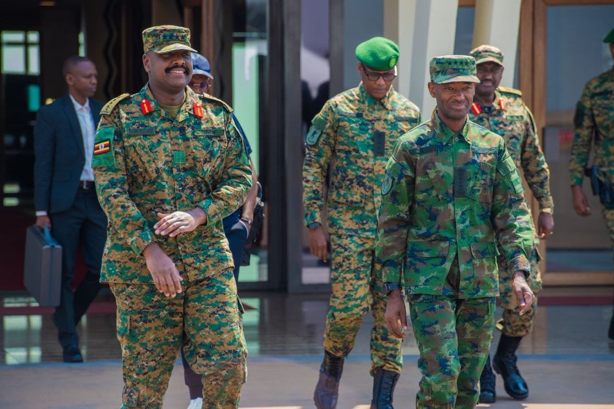 NamaraDennisMP's tweet photo. There is one thing I admire about Gen @mkainerugaba;  he loves his country & all his heart is in Uganda. He is Not extravagant, not luxurious & Just simple & ever focused!

If many of you were privileged to be first sons as Gen MK is, you would be doing shopping in London, Paris, Dubai, New York etc, you would be flying first class to watch international football matches for Premier legue, World  cup etc. Just look into lifestyles of most first families in Africa,  you will see luxury & opulance! Did you know Timothy Weah, son of former Liberia President George Wear plays football for USA?

Look at Gen Muhoozi,  if he ever travels, he will either go to Rwanda, South Africa, Egypt or a few African countries.  Even then he may travel once or twice in a year. He is always wearing @MODVA_UPDF uniform or ordinary outfits just like his father H.E @KagutaMuseveni . These people are naturally gifted, all they do is for Uganda!