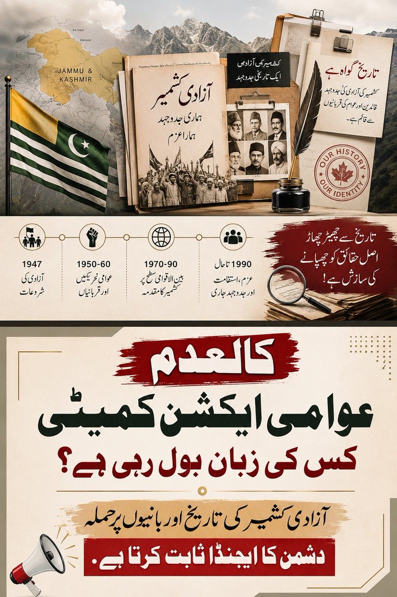 Faisaliq5674's tweet photo. تاریخ کا درست مطالعہ قوموں کو اپنی شناخت اور مستقبل کے فیصلوں میں رہنمائی دیتا ہے۔#فسادی_ایکشن_کمیٹی https://t.co/mXH9JqKDId