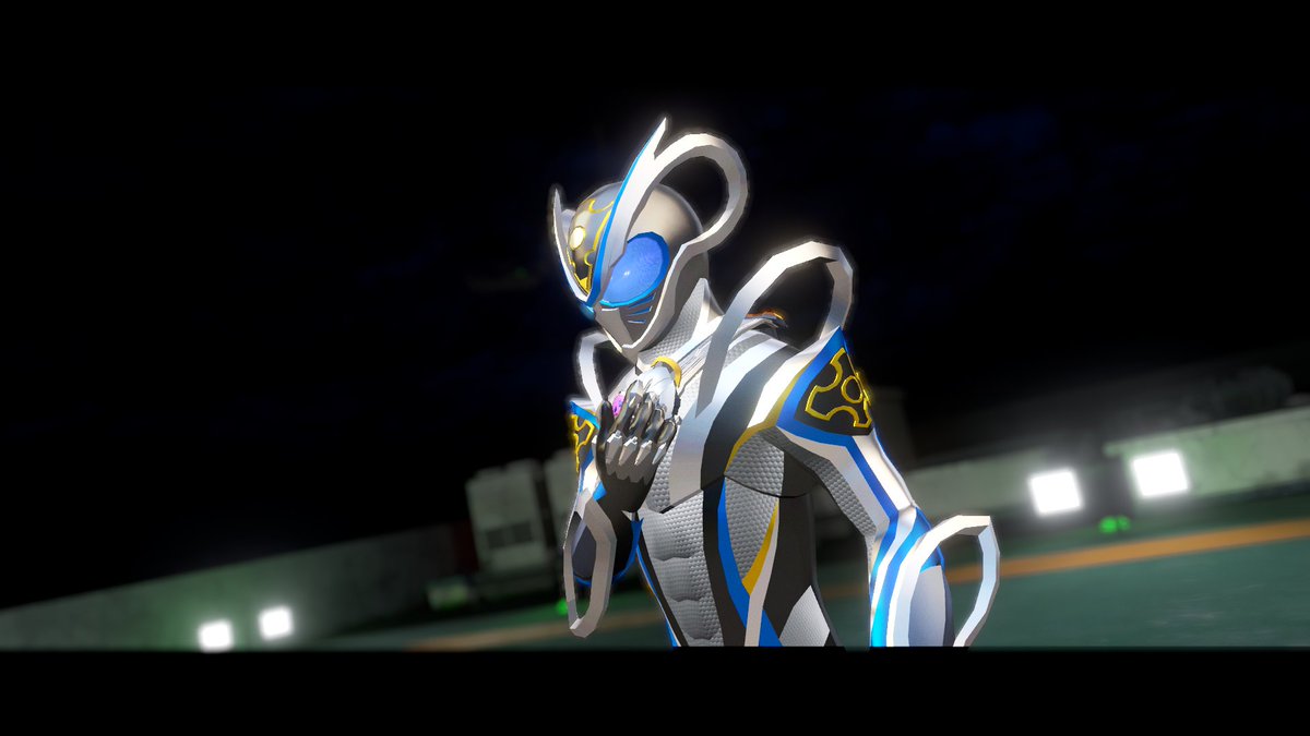 MobInfinity8's tweet photo. 仮面ライダーの神話が始まる。
#仮面ライダーマイス
#VRChat https://t.co/WapXCEQPlA