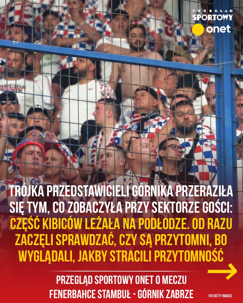 LukaszOlkowicz's tweet photo. 🗞 W środę w PS Onet: Co naprawdę wydarzyło się w Stambule na meczu Fenerbahce z Górnikiem?

Relacje świadków, nagrania.

Jest zdjęcie, które widziałem, gdzie radość miesza się jeszcze z niepewnością. Ośmiu kibiców Górnika, dzięki wytrwałej pracy polskiego konsulatu, właśnie wylądowało w kraju. Turcy wypuścili ich bez zarzutów, zostawili z bliznami.
Uśmiechami starają się przykryć ostatnie trzy dni. Najwięcej zdradza kolor pod oczami niektórych. Dominuje mocny fiolet.