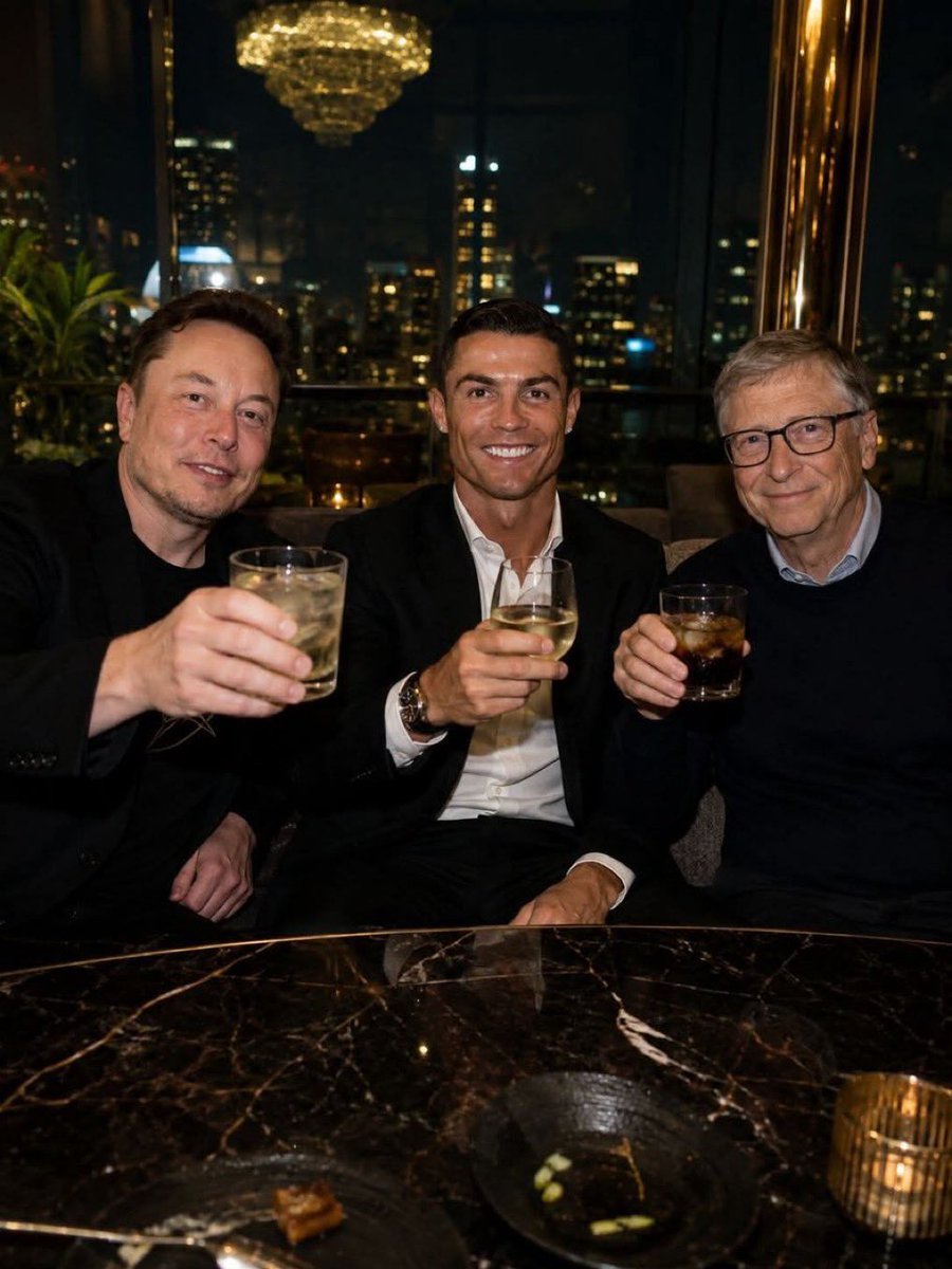 elonmusk_elp's tweet photo. Be honest 👇 

Who's buying the next billion-dollar dinner? 🍽️

A) Elon Musk 🚀
B) Cristiano Ronaldo ⚽
C) Bill Gates 💻 https://t.co/42czQ5E8Yy