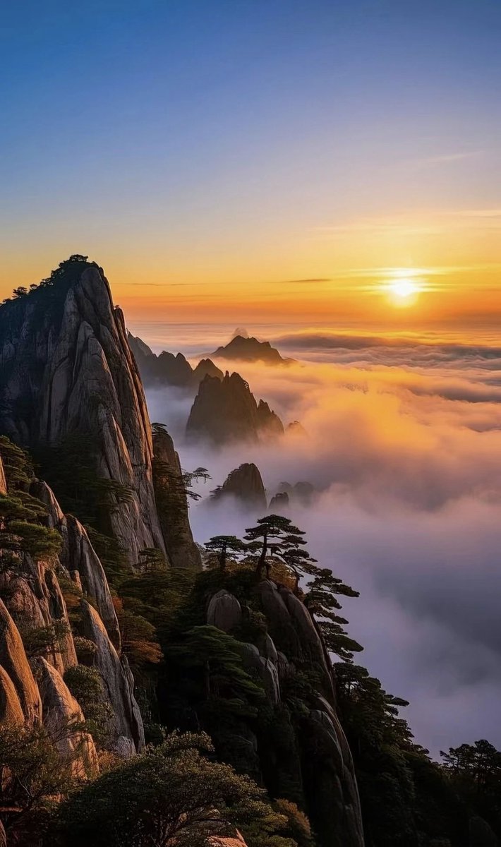 dingdong_2008's tweet photo. 黄山确实美
——五岳归来不看山，黄山归来不看岳🎈 https://t.co/qLwXACXAYn
