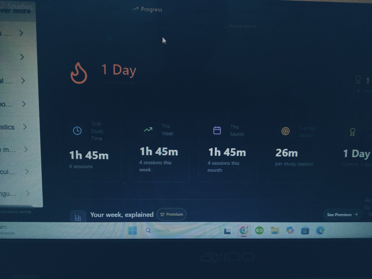 crlemen's tweet photo. 28 - 07 - 2026

First progress nih,  TMII hari ini aku OSN-P astro ( jujur sudah pasrah ). Lanjut nyatet matwa &amp; ngerjain pr eko, latsol &amp; materi TKA eko, aku juga nyoba metode blurting, kinda work sih sadly mataku udh ngantuk bgt. selamat istirahat oll 🏹🫰🏻 https://t.co/LCBSaHdXEn