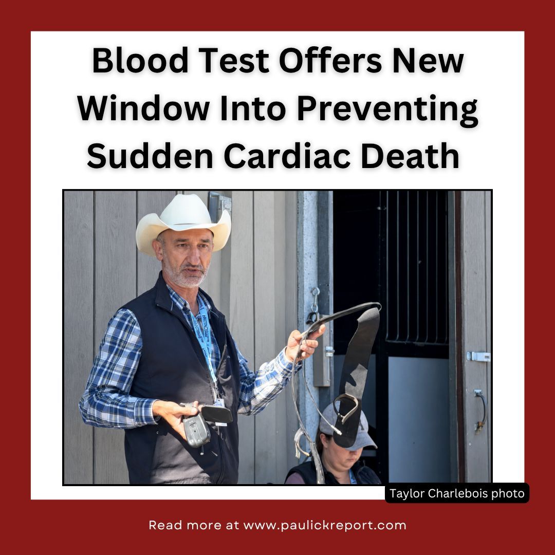 paulickreport's tweet photo. The screening program has already detected hidden cardiac tears in apparently healthy horses, offering a promising new approach to one of racing’s most unpredictable safety challenges. 

Check it out: https://t.co/1bonocQwcG https://t.co/6mZc9NaKym