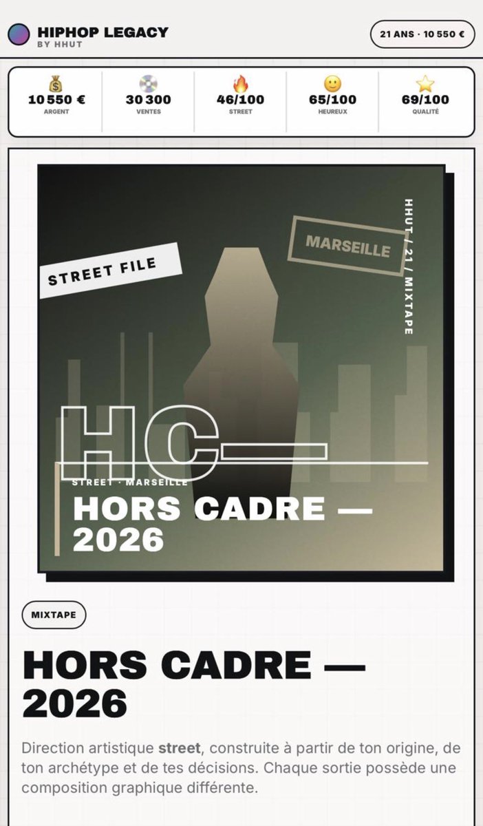HH_UltimateTeam's tweet photo. DEMAIN MAJ de : HIPHOP Legacy 🎮

Plusieurs ajouts pour votre carrière :

🔹 Label US et FR différents
🔸Quêtes à débloquer
🔹Défis du Jour (reprendre la carrière d’un artiste existant)
🔸Armoire à récompenses
🔹Défier un ami
🔸Nouvelles villes FR 

https://t.co/DD8HrS5TEE https://t.co/kSakpidDRJ