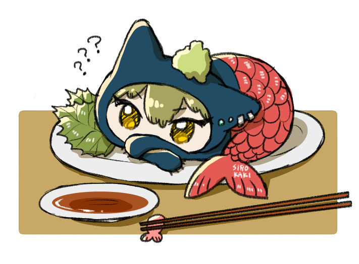 siro_kaki's tweet photo. 【ちみ直夢？】🌸ちゃん、人魚ってホンマにこれであってるん？ https://t.co/SjHIXXU0SR
