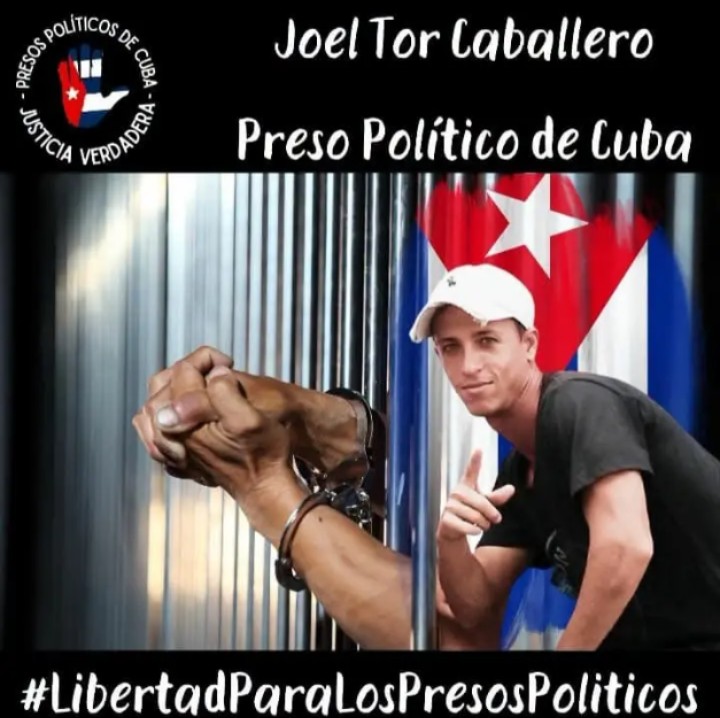 Libertad12021's tweet photo. 🇨🇺 No podemos olvidar los presos políticos menos conocidos. Libertad para Joel Tor Caballero. Su único delito fué pedir libertad. No lo dejemos solo. Exijo su liberación inmediata. https://t.co/zkxrYvCscN