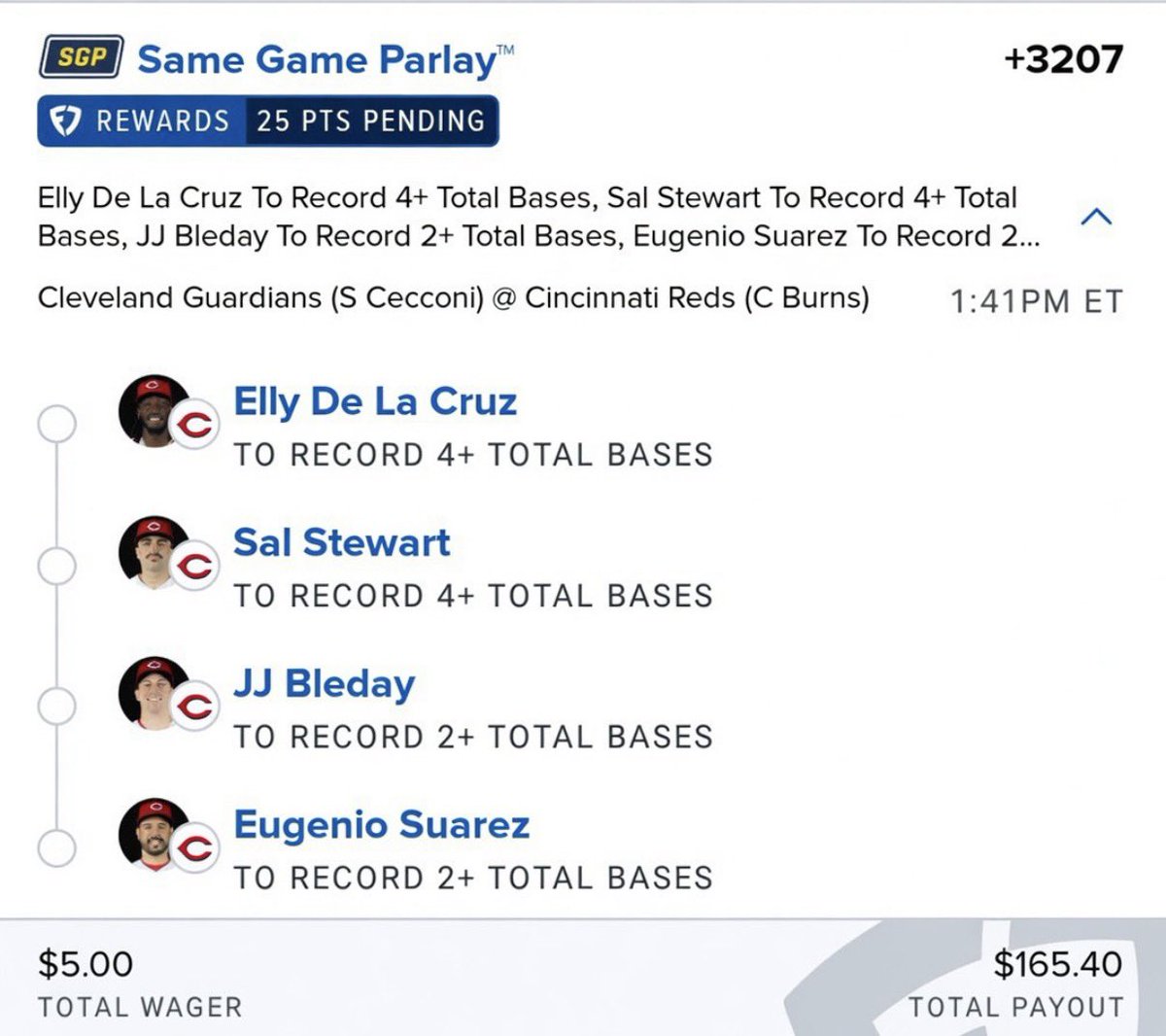 ParlayGirll's tweet photo. This has “remember this tweet” energy 📌🍀 +3000 TOTAL BASES, LET THE REDS COOK 💰🔥

@Playbook 💅🏻 https://t.co/ZlIG4Ec7yY