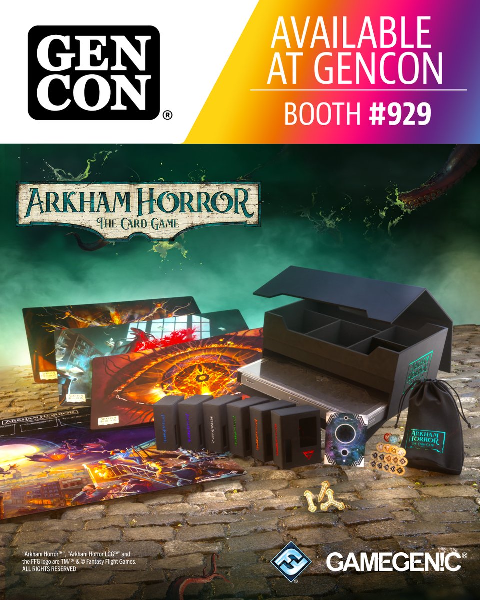 Gamegenic_'s tweet photo. Heading to Gen Con this week? So are we!

Here's a peek at the ingenious accessories we'll be bringing along; what's making your shopping list?

#GenCon26 https://t.co/ApMieeudsd