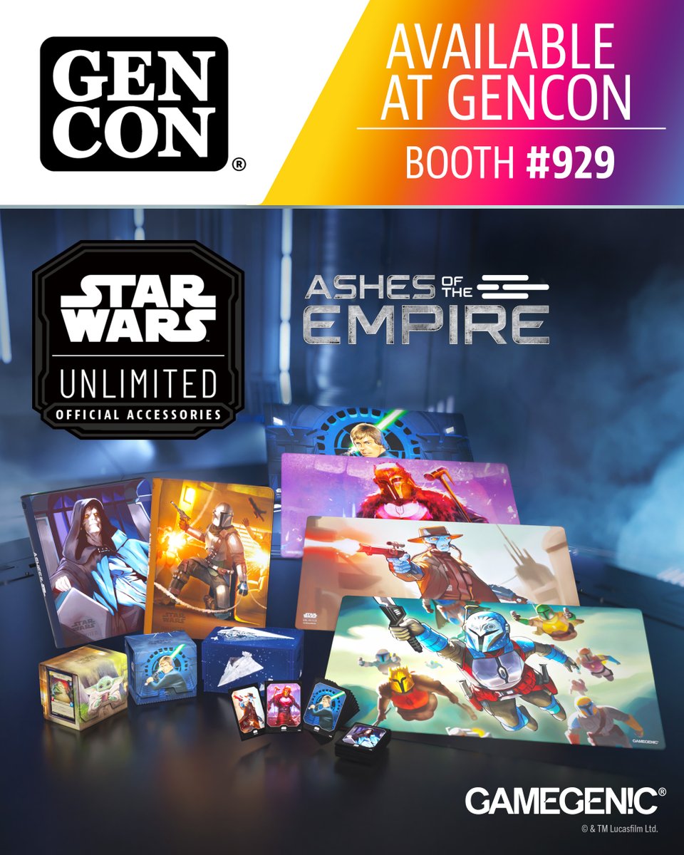 Gamegenic_'s tweet photo. Heading to Gen Con this week? So are we!

Here's a peek at the ingenious accessories we'll be bringing along; what's making your shopping list?

#GenCon26 https://t.co/ApMieeudsd