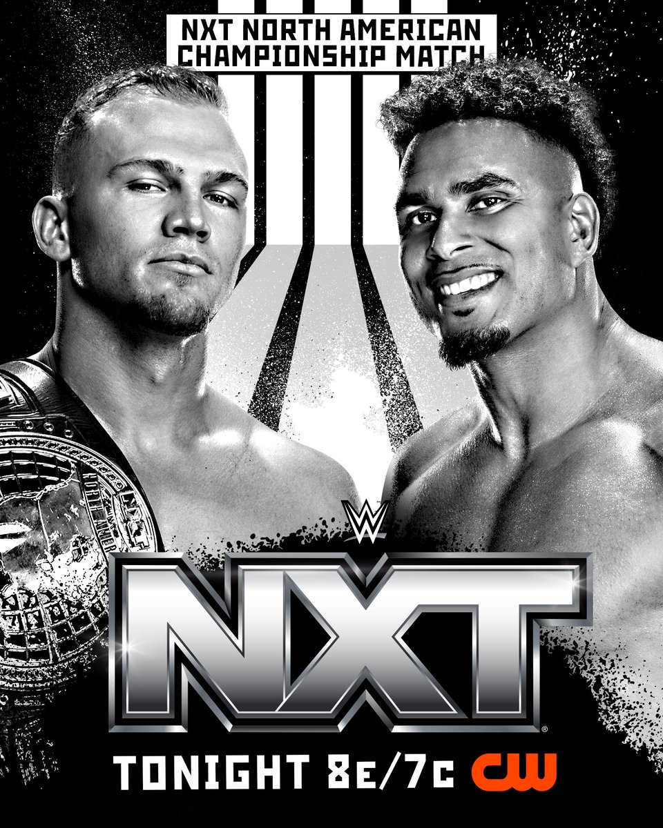 WWENXT's tweet photo. .@mylesborne_wwe defends the North American Championship against @wwekamhendrix TONIGHT on #WWENXT!

📺 8 ET/7 CT on @TheCW https://t.co/tDtonEm6sX