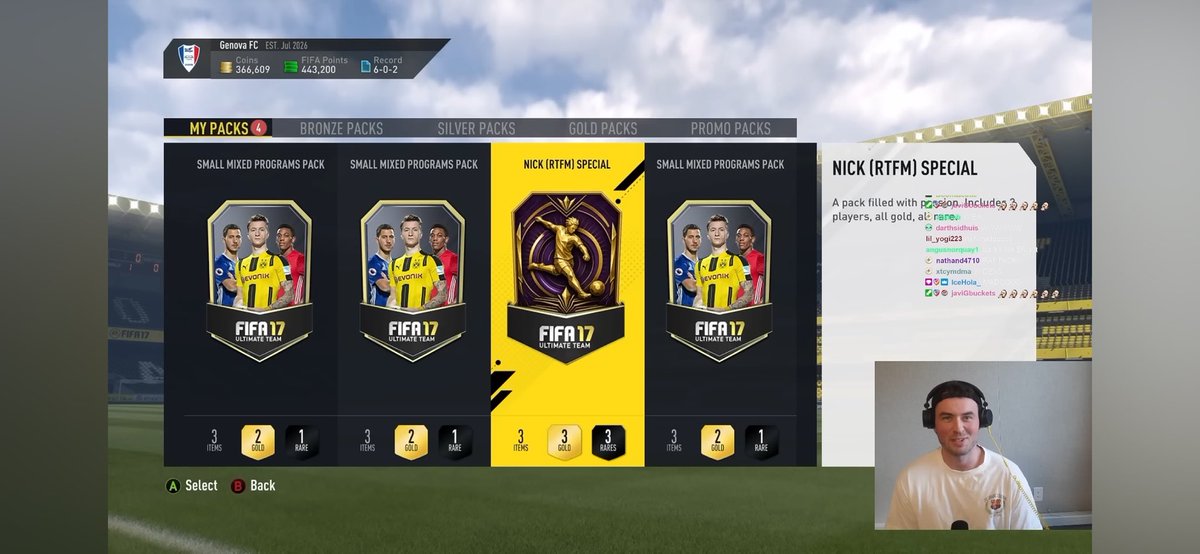 Dekyud7's tweet photo. @NickRTFM FC27 this FC27 that…. Who would ever think this Nick rtfm special pack FIFA17 came before FC27….
Biggest unexpected stuff from EA or FIFA https://t.co/OrBmGLK0fl