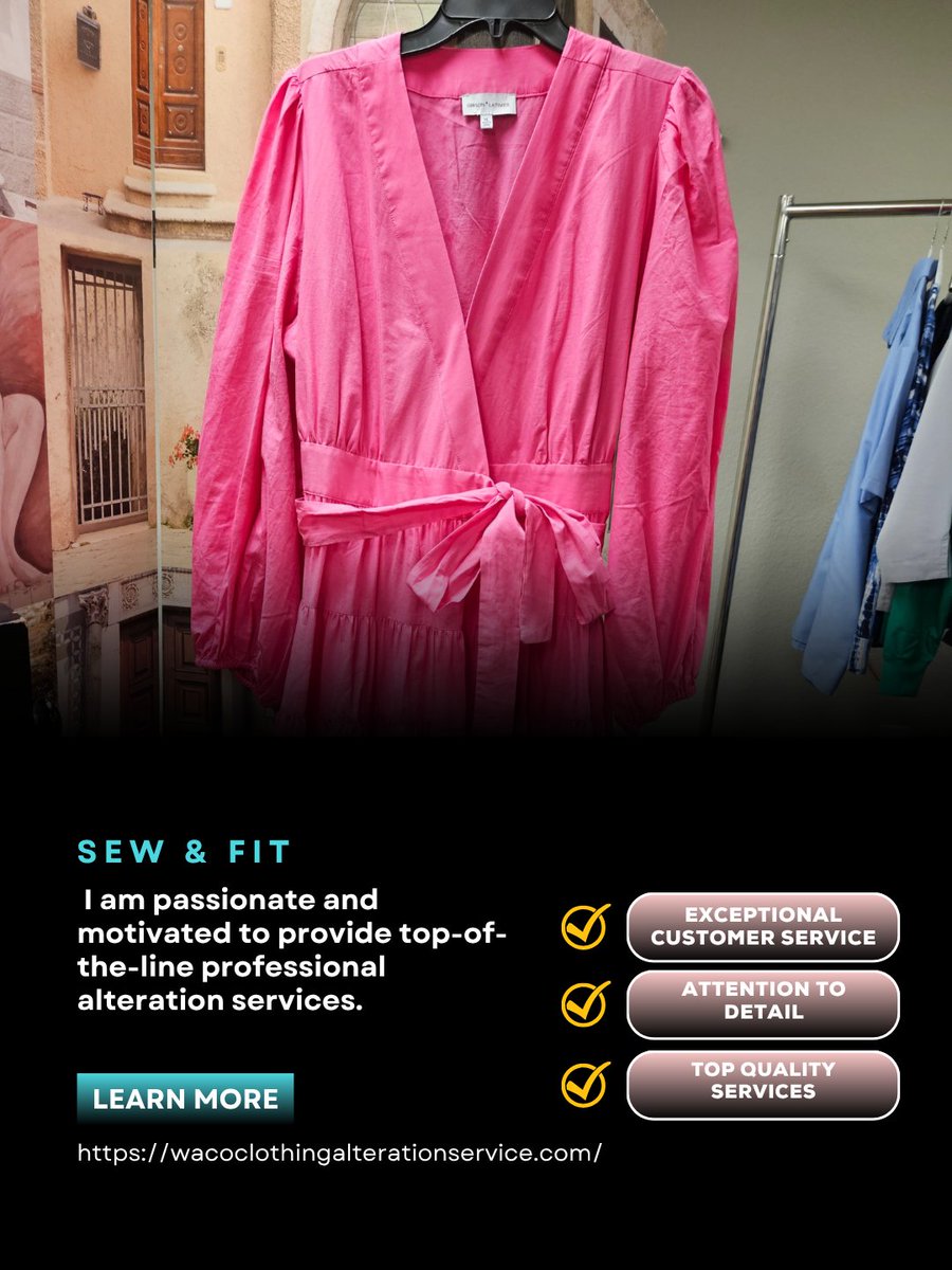 SewFit1's tweet photo. Busy schedule? I offer fast alteration services that help you get the fit you need without long delays. Stop in today for quick adjustments! #FastAlterationServices #QuickTurn #ServiceYouCanTrust
https://t.co/QqV9p1uAqV https://t.co/B62EGMUIya