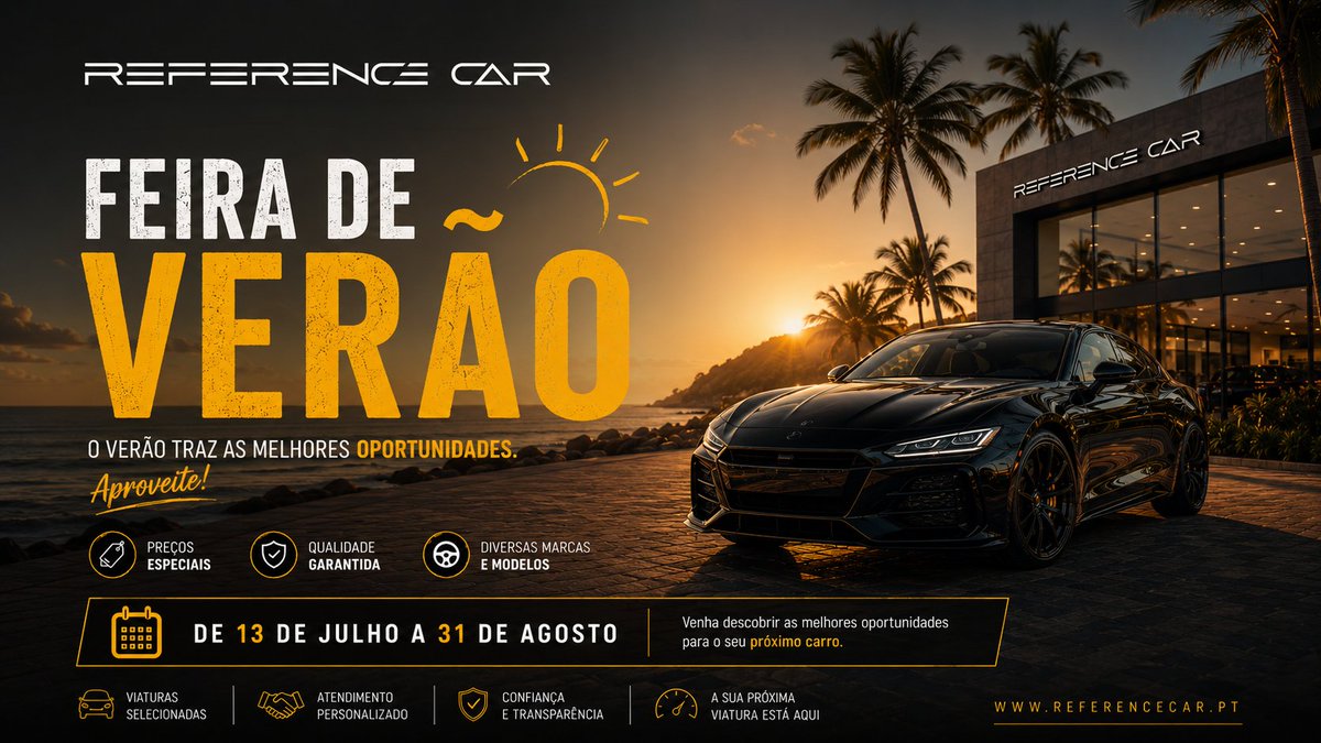 CarReference's tweet photo. Feira de Verão - 13 de Julho a 31 de Agosto https://t.co/Kt1F2rSAmD