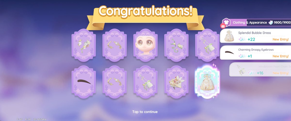 JusttYuko's tweet photo. First 10x pull gott the dress hato loves me🤭 https://t.co/jXrvVZjmOF