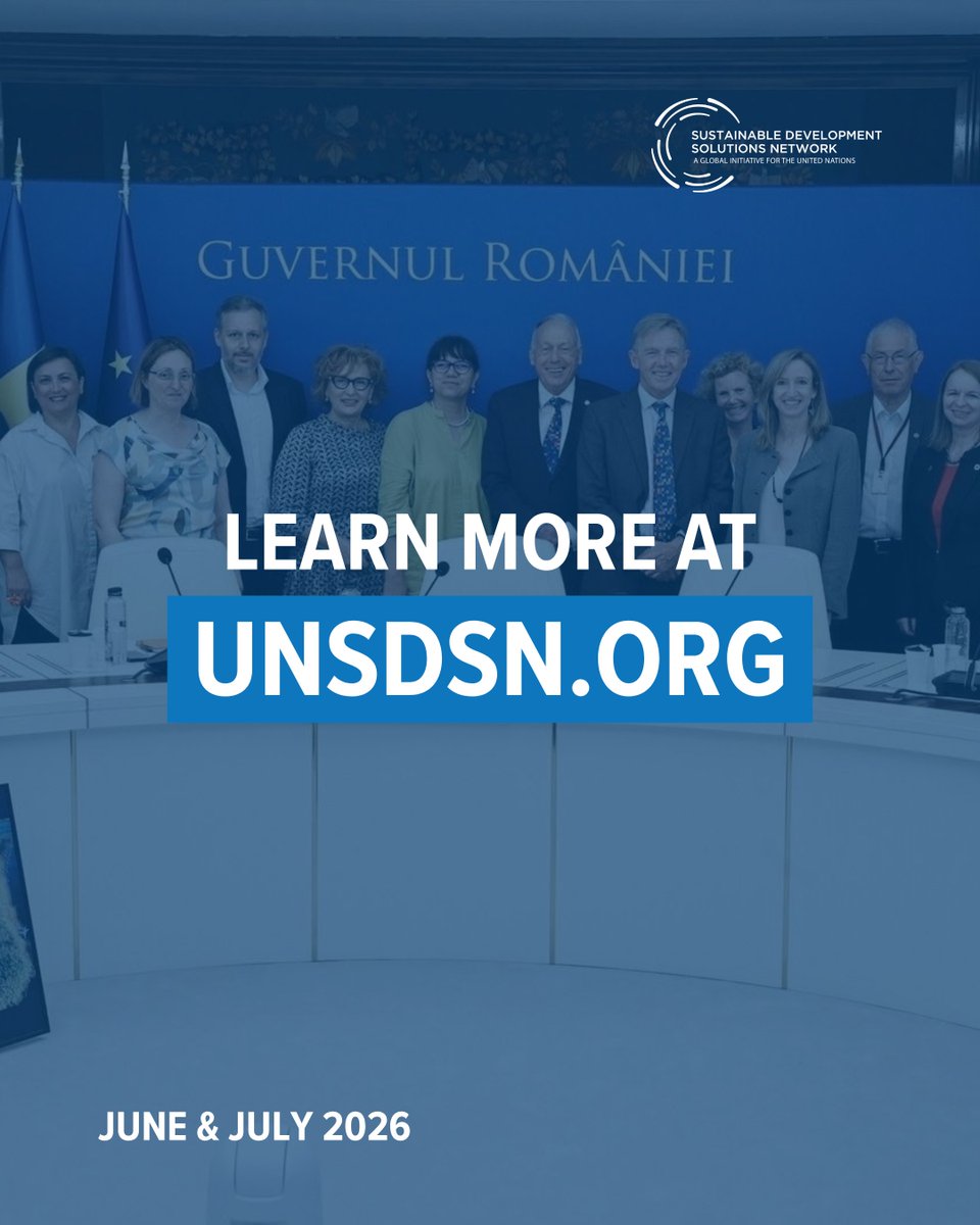 UNSDSN's tweet photo. The @UNSDSN #Network of over 2,100 leading universities and research institutes worked throughout June and July to forge innovative climate solutions and advance global sustainable development efforts under the framework of the #SDGs 👇
#Networks #GlobalGoals #SDGs https://t.co/EAf3wPEh2q