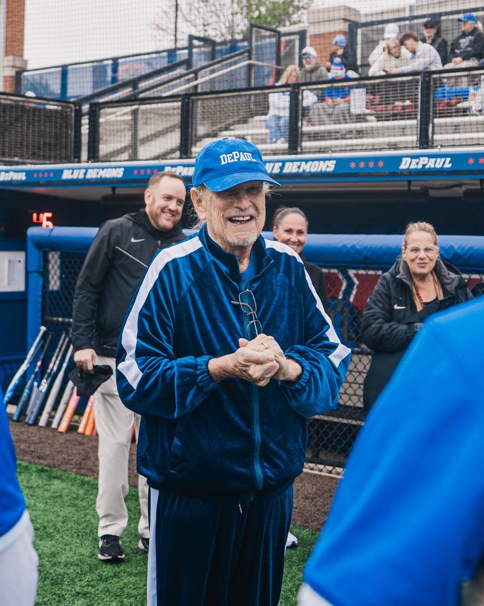 DePaulSB's tweet photo. A transformational gift for our program. 💙

Ernie Wish (BUS '57) has continued his decades-long legacy of generosity with a $500,000 gift to support DePaul Softball.

Thank you, Ernie and Mimi, for your continued belief in the Blue Demons.

📰 https://t.co/sPSqWSxutd https://t.co/8xyiTyteLN