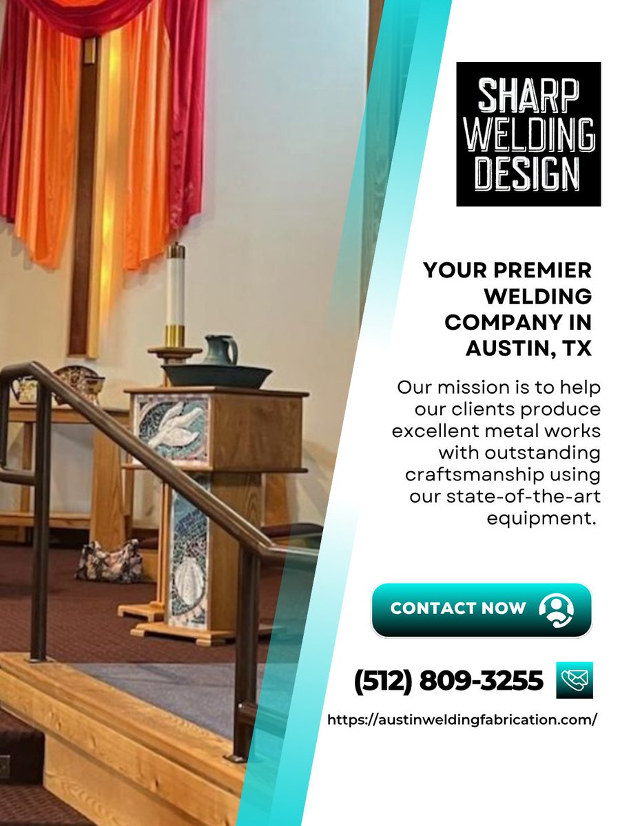 SharpWelding's tweet photo. Projects needing strong connections benefit from dependable service and skilled work. We provide welding solutions designed to support durability and performance. Contact us at (512) 809-325 for a consultation. #Welding #StrongBuilds
https://t.co/DNsLu0ScON https://t.co/nt3EKFkURF