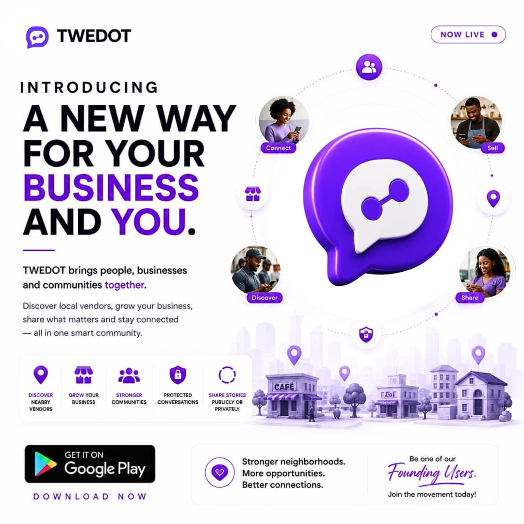 digitalkc_555's tweet photo. Tired of switching between 5 different apps just to chat, find a vendor, or share something with your community?

Twodot brings it all together in one beautiful place. https://t.co/dwrB9WXEhY