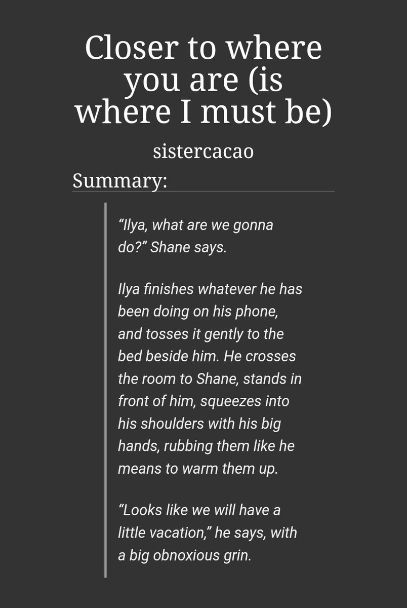 winwinism's tweet photo. I love you fanfictions where hollanov cohabitate in Europe due to extenuating circumstances https://t.co/8j3t6VdnSw